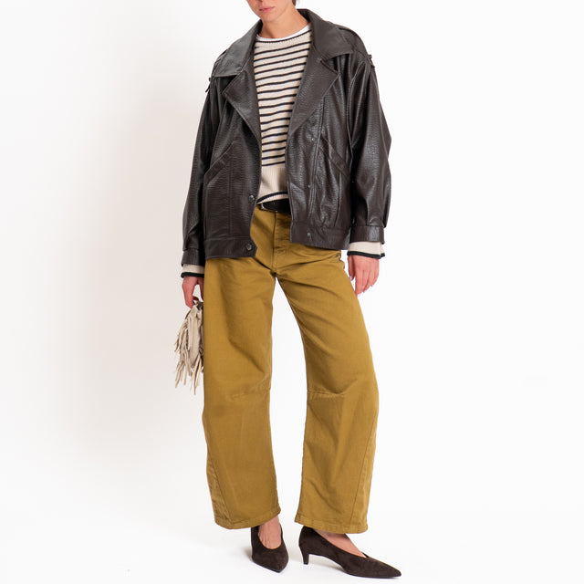 Souvenir-Maglia righe misto cashmere - beige/moro