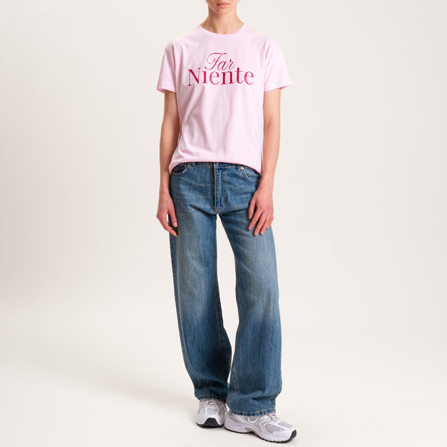 Souvenir-T-shirt "FAR NIENTE" - rosa