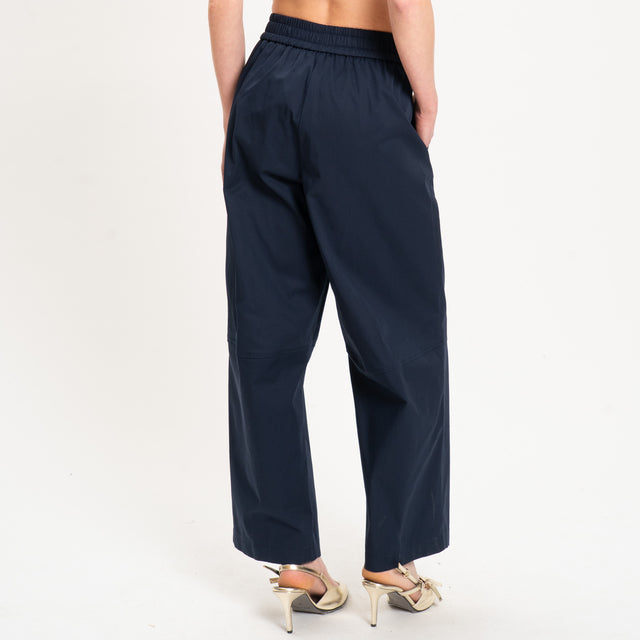 Souvenir-Pantalone elastico dietro - blu