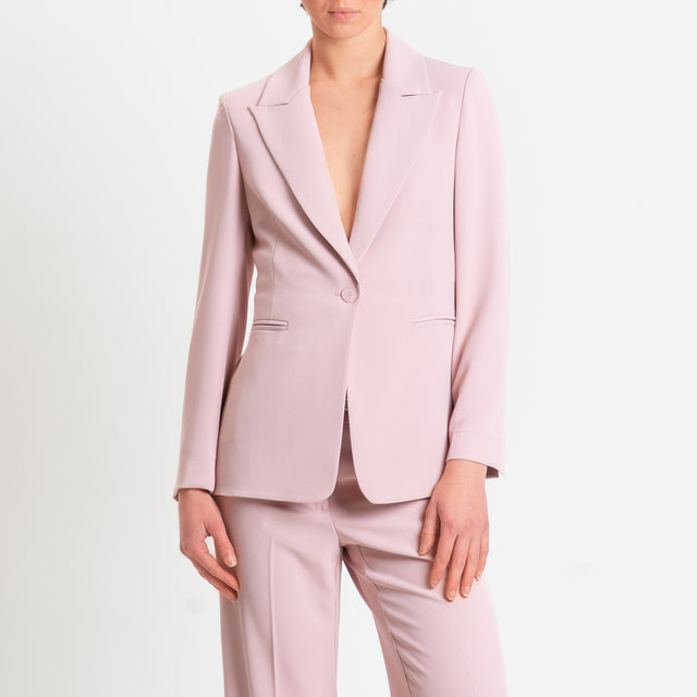 Souvenir-Completo Giacca + pantalone tessuto fluido - rosa