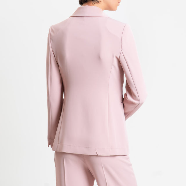 Souvenir-Completo Giacca + pantalone tessuto fluido - rosa