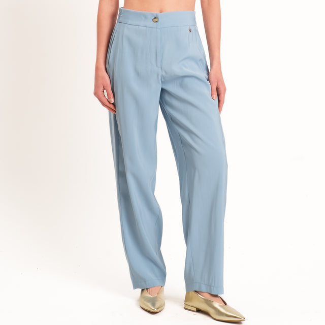 Souvenir-Completo Blusa + pantalone - azzurro