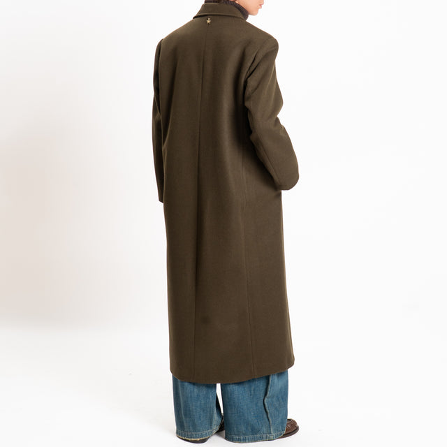 Souvenir-Cappotto due bottoni misto lana - militare
