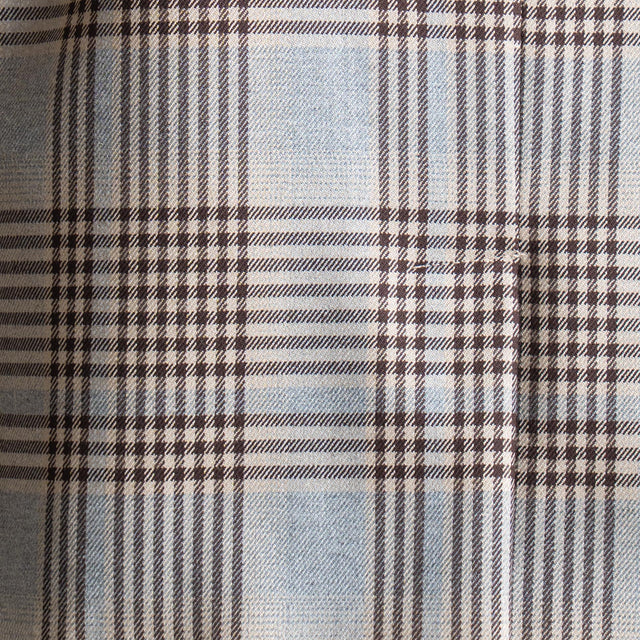 Tensione in- Pantalone wide leg check con pinces - grigio/moro