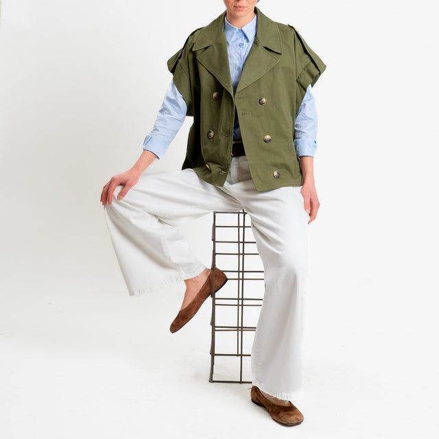 Tensione in-Gilet over doppiopetto - militare