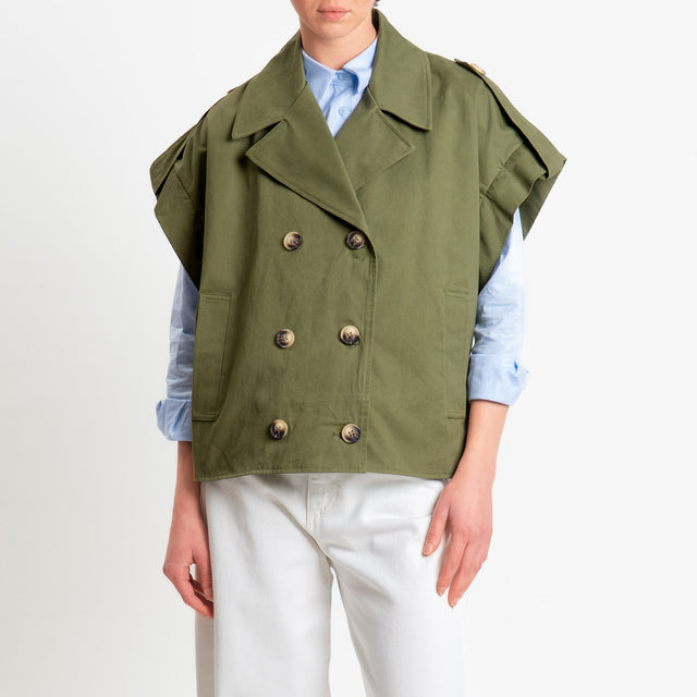 Tensione in-Gilet over doppiopetto - militare