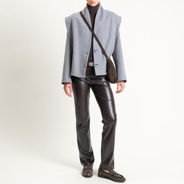 Dixie-Giaccone con spalle strutturate - grigio