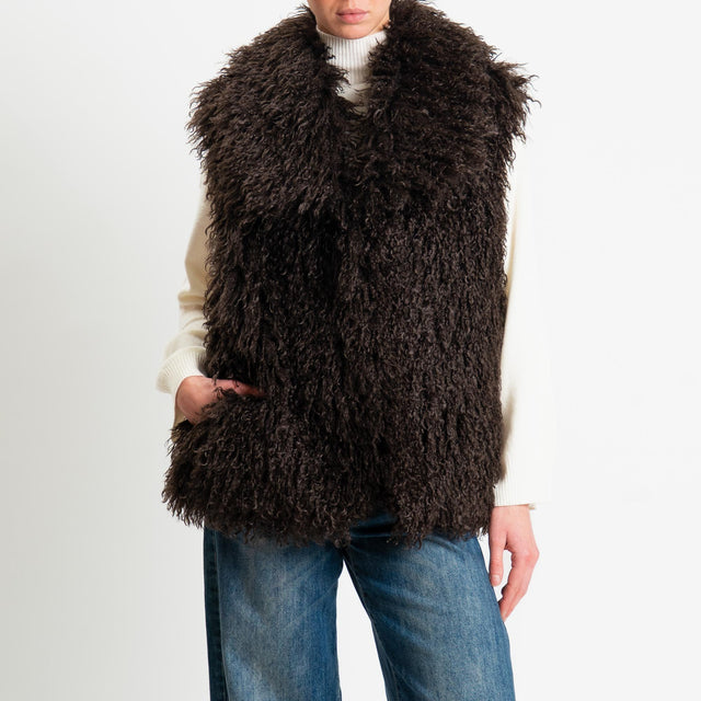 Tensione in-Gilet ecomongolia - moro