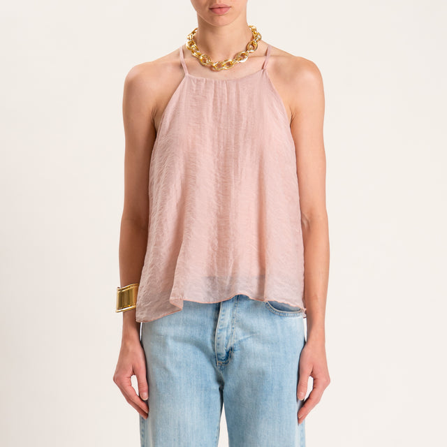 Tensione in-Top mussola lyocell - rosa