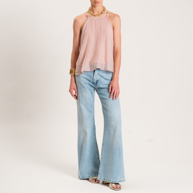 Tensione in-Top mussola lyocell - rosa