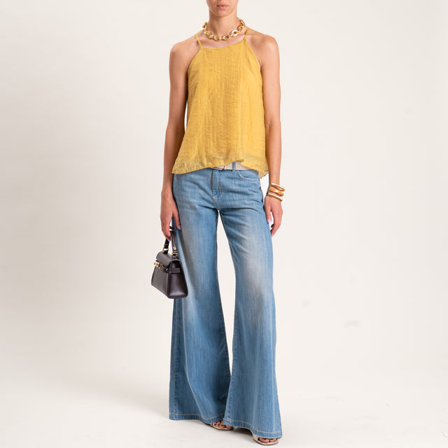 Tensione in-Top mussola lyocell - olive