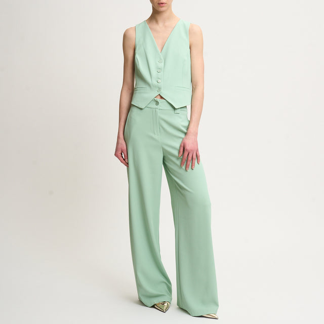Tensione in-Completo gilet e pantalone - acqua
