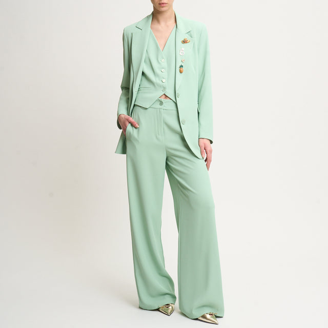 Tensione in-Completo gilet e pantalone - acqua
