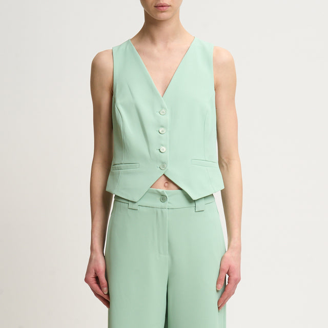 Tensione in-Completo gilet e pantalone - acqua