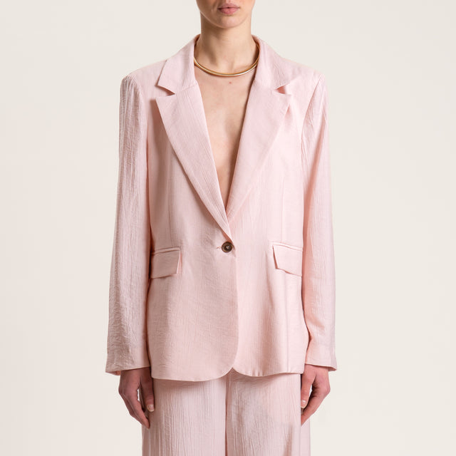 Tensione in-Completo viscosa goffrato - rosa