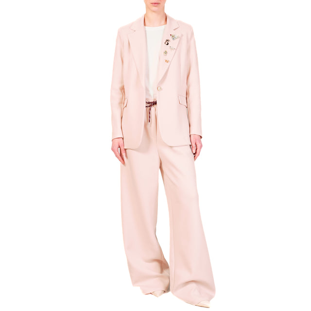 Sudadera con cordón ajustable Tension in-Pantalone - rosa