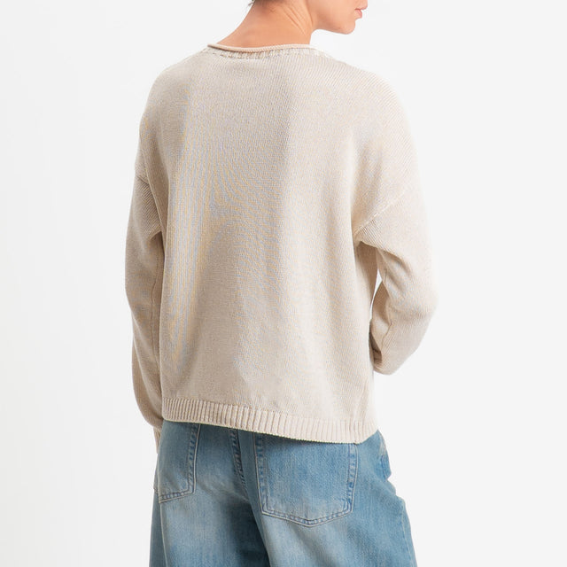 Tensione in-Maglia girocollo - calce