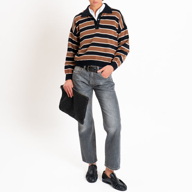 Haveone-Jeans LILY straight fit - denim nero