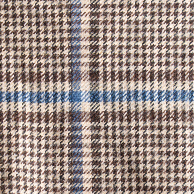 Tensione in-Giacca misto lana principe di galles - moro/celeste