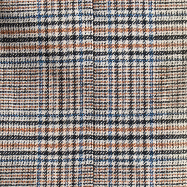 Tensione in-Giacca principe di galles doppiopetto - latte/cuoio/nero