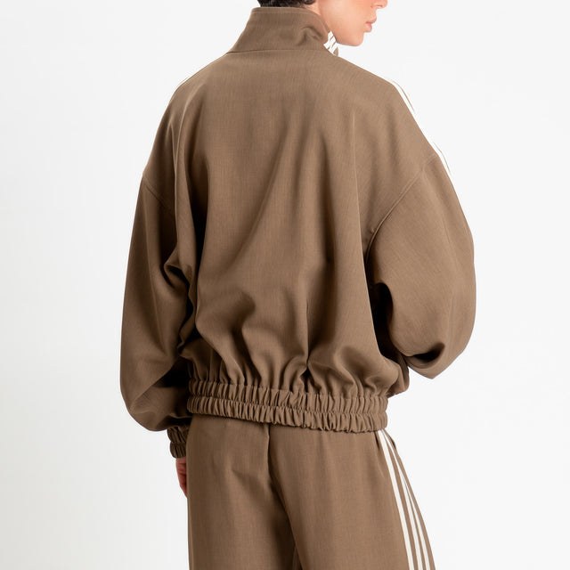 Tensione in-Bomber bande laterali - nocciola