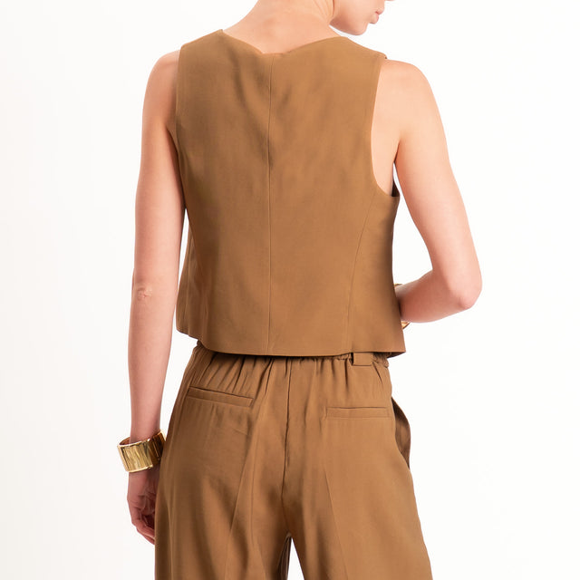 Tensione in-Completo gilet e pantalone - biscotto