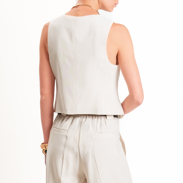 Tensione in-Completo gilet e pantalone - avorio