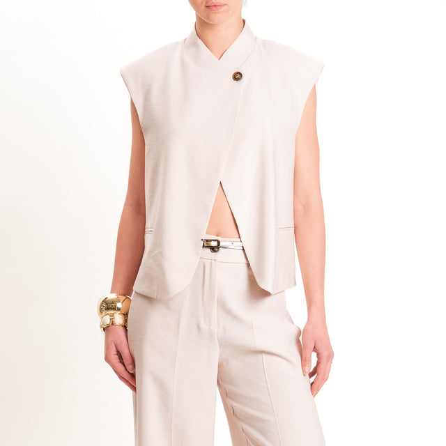 Tensione in-Gilet chiusura asimmetrica - nude