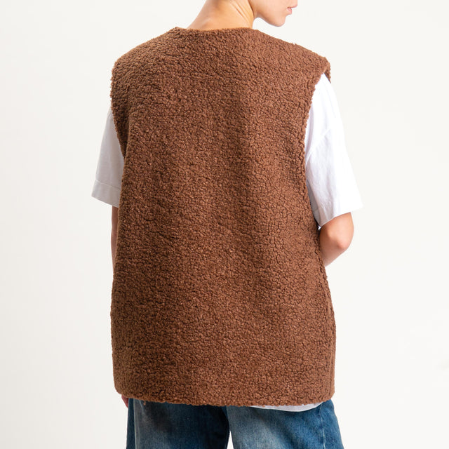 Tensione in-Gilet teddy - bruciato