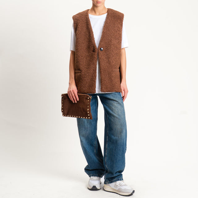 Tensione in-Gilet teddy - bruciato