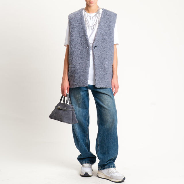 Tensione in-Gilet teddy - grigio