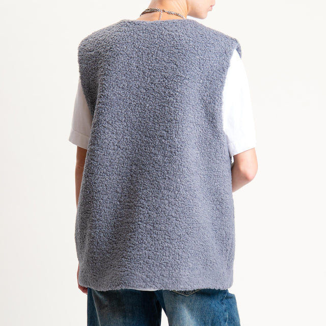 Tensione in-Gilet teddy - grigio