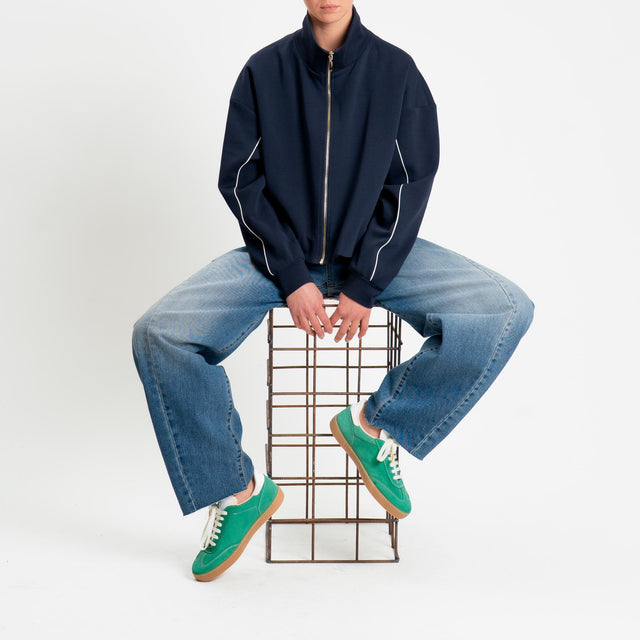 Tensione in-Giacca in felpa con zip - blu