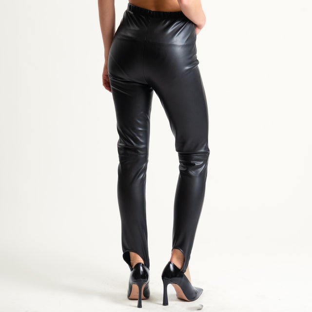Tensione in-Leggings similpelle - nero