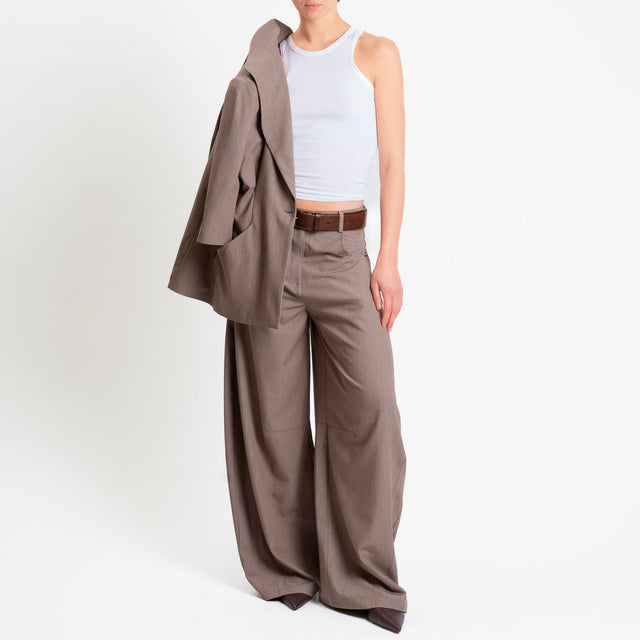 Tensione in-Pantalone wide leg barrel fit - cacha