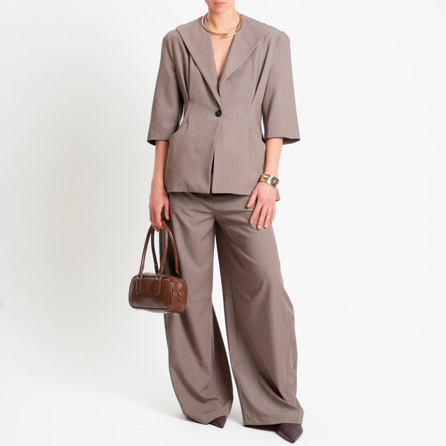 Tensione in-Pantalone wide leg barrel fit - cacha