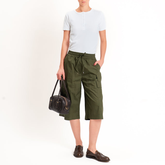 Tensione in-Bermuda cargo parachute con coulisse - militare