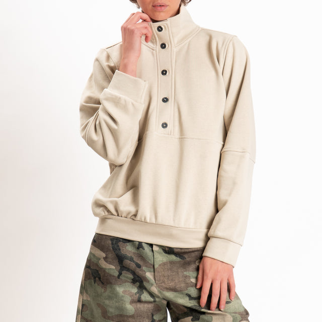 Tensione in-Felpa serafino - beige