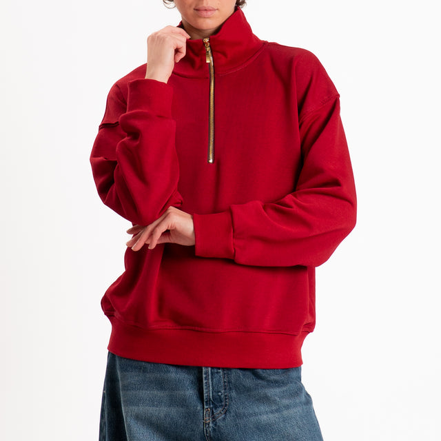 Tensione in-Felpa jumper - rosso