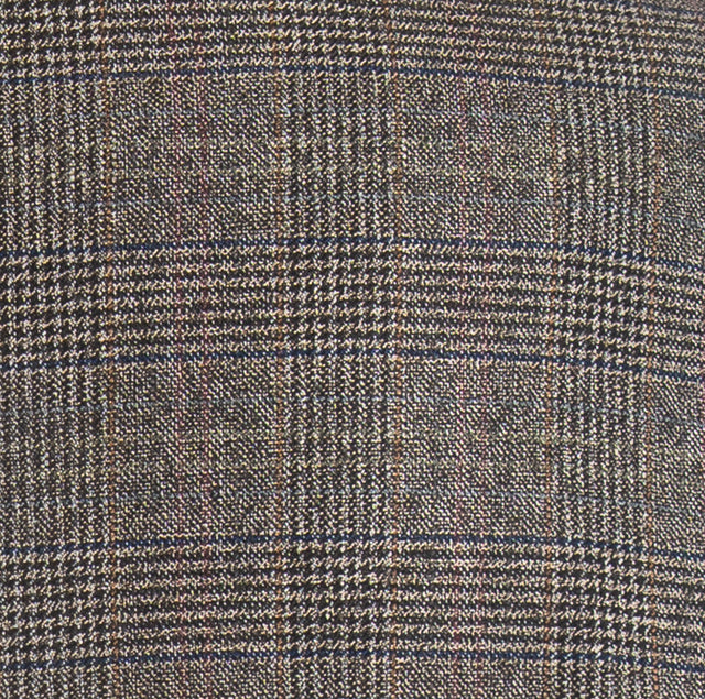 Tensione in-Pantalone principe di galles flare cut - moro/nero/sand