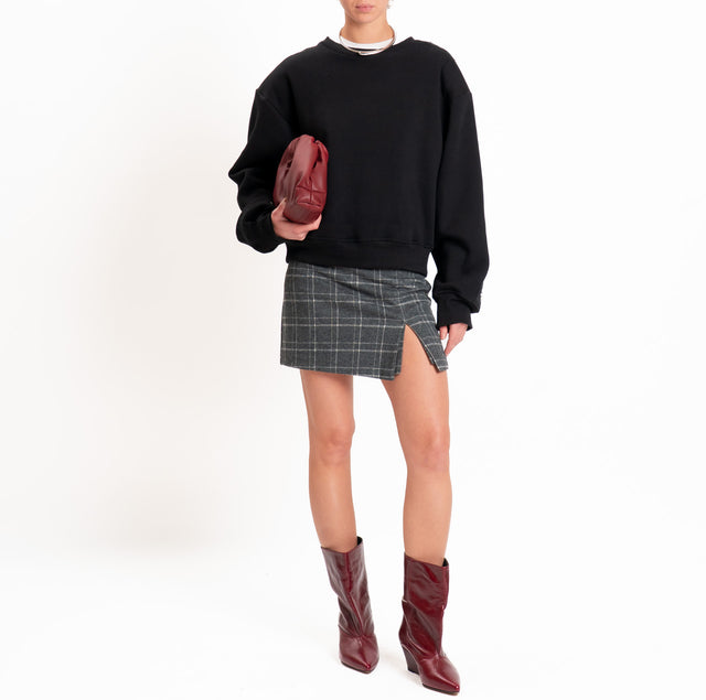 Tensione in-Shorts check in flanella - grigio