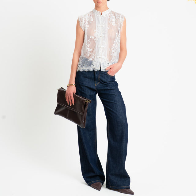 Tensione in-Jeans PRADO wide leg - denim scuro
