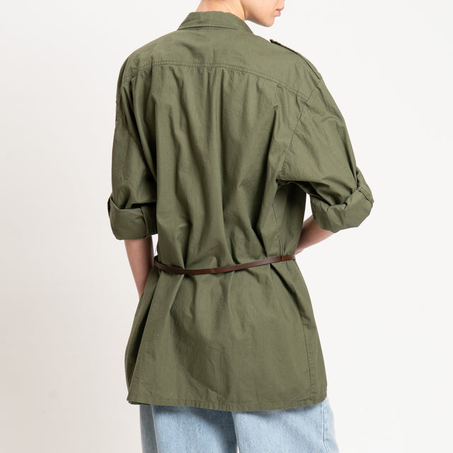 Tensione in-Giacca vintage con cappello e applicazioni - militare