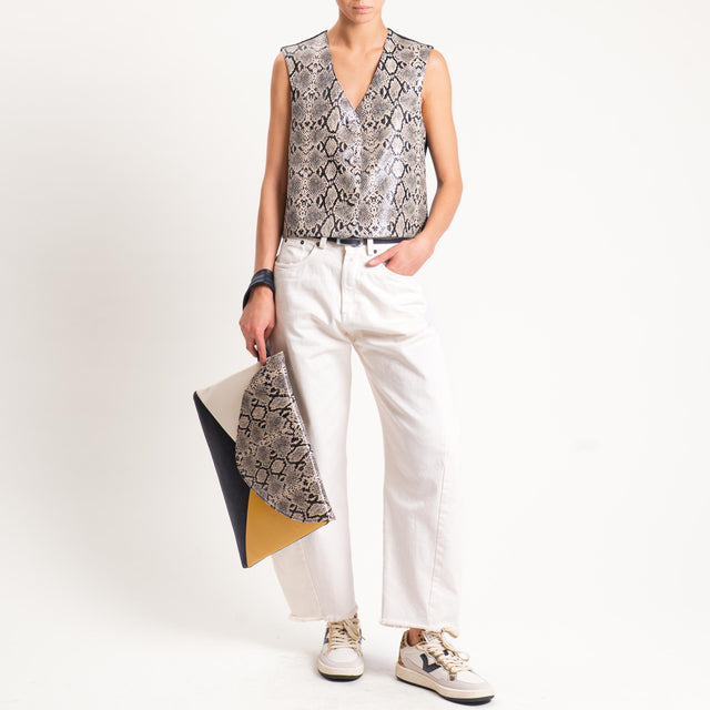 Tensione in-Gilet animalier - nero/beige
