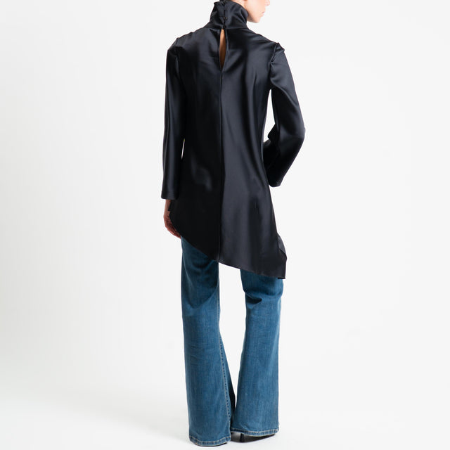 Tensione in-Blusa in satin - nero