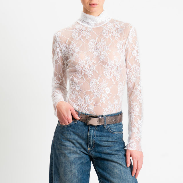 Tensione in-Body in pizzo - bianco