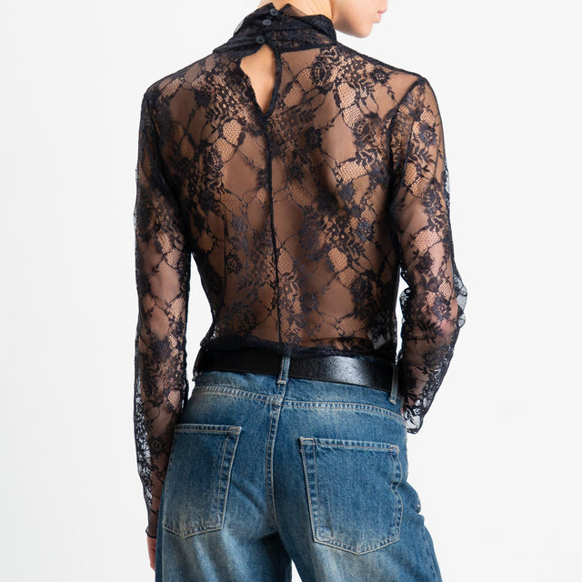 Tensione in-Body in pizzo - nero