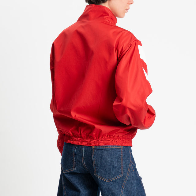 Tensione in-Bomber banda laterale - rosso