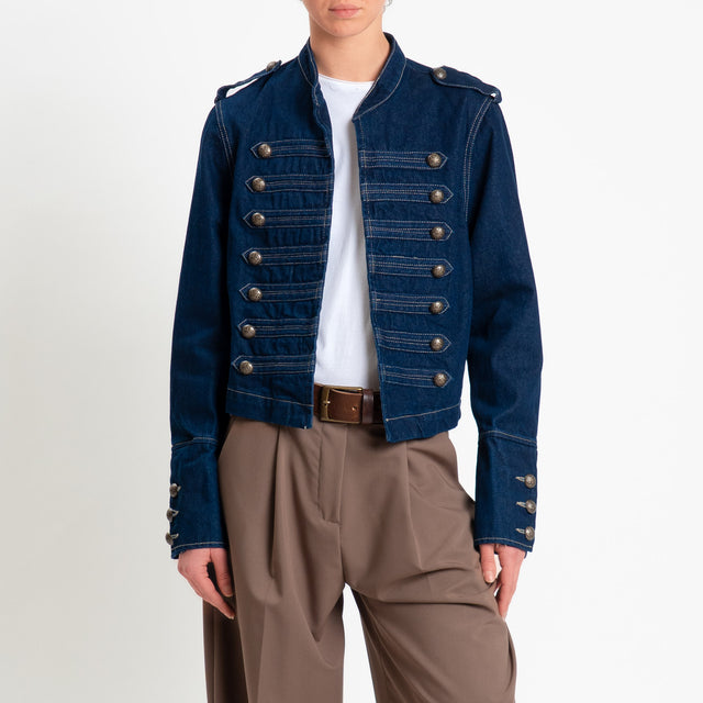 Tensione in-Giacca jeans napoleon - denim