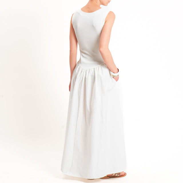 Tensione in-Abito doppio tessuto - panna/panna